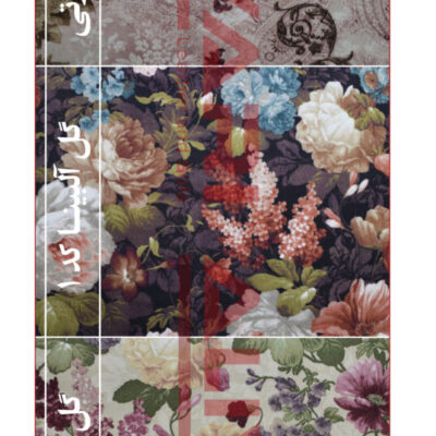 پارچه گل آبرنگی 3