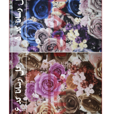 پارچه گل آبرنگی 8